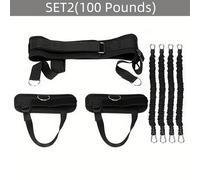 TEMU Juego de 5/7 piezas de Cuerda Elástica y Bandas de Resistencia para Entrenamiento Completo del Cuerpo, Baloncesto, Tenis y de Piernas (50-)