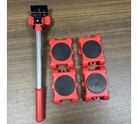 TEMU Juego de 5 herramientas de movilización robustas, que un elevador de muebles, un kit deslizante y rodillos, diseñado para reubicar artículos grandes sin , lo que la reorganización y el de tu sala