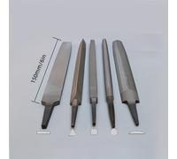 TEMU Juego de 5 industriales de acero de 6 pulgadas (/redonda/semicircular/triangular/cuadrada) para metalurgia y carpintería