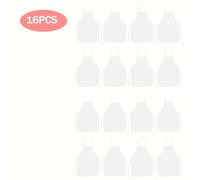 TEMU Juego de 5 o 16 delantales blancos para pintar, perfectos para actividades artísticas en aulas o fiestas