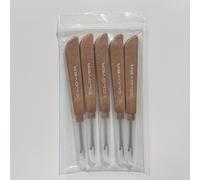 TEMU Juego de 5 Piezas de Deshilachador Marrón , Herramienta Eficiente para Cortar y Eliminar Hilos en Costura y Tejido, para DIY en el Hogar para Acabar Hilos de Prendas y Bordado Cruzado