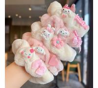 TEMU Juego de 5 Piezas de Peluche Sanrio Cinnamoroll - Adorable Personaje de Cara de Cinnamoroll y Traje , para Fiestas Temáticas, Uso Diario (Coleccionables Sanrio)