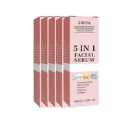 TEMU Juego de 5 Piezas Facial con Ácido Hialurónico, Colágeno, Niacinamida, y E - Fórmula Hidratante Minimizadora de Poros, Adecuado para Todo Tipo de Piel, No Irritante, Sin Alcohol 30ml*5