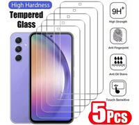 TEMU Juego de 5 protectores de pantalla de vidrio templado de para varios modelos Samsung Galaxy, incluyendo S24 FE, S21 FE, S20 FE, S23 FE y otros.