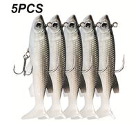 TEMU Juego de 5 señuelos de plomo y resistentes - ideal para una de pesca