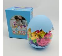 TEMU Juego de 50 Piezas de Bloques de Construcción con Ventosas Temáticas de Frutas - , Kit de Construcción para Baño y Viaje - Regalo para y Navidad (Colores Surtidos)