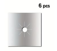 TEMU Juego de 6 Alfombrillas para Estufa , Resistentes al Aceite y Grasa, Protectores Lavables a para Cocinas de Gas