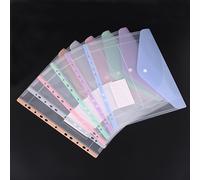 TEMU ¡ juego de 6 bolsas plásticas para archivos es un organizador ! Ya materiales escolares, documentos de oficina o contratos comerciales en casa