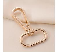 TEMU Juego de 6 cierres de langosta giratorios ovalados, diseñados para cierres de langosta para puertas de empuje de cinturón, con clips elegantes que