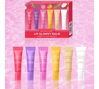 TEMU Juego de 6 colores de labial, labial exquisito de gelatina de encaje, labial de aceite de larga duración, hidratante, mejor elección de regalo para labios .