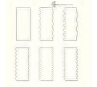 TEMU Juego de 6 espátulas transparentes de acrílico para tartas, ideales para hacer pasteles y postres en reuniones en casa o tiendas