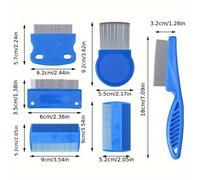 TEMU Juego de 6 Peines para Fácilmente Huevos de , Peine para la Duradero y Sin Deformación, Peine para Eliminar y