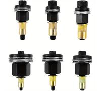 TEMU Juego de 6 pernos de tuerca con pernos, partes intercambiables de tuerca, tuerca con perno M3-M4-M5-M6-M8-M10, de soldador, tuerca con perno retráctil, soldadura manual de tuerca con perno.