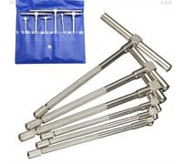 TEMU Juego de 6 piezas de calibrador telescópico de diámetro interno - Herramientas de medición de precisión no cargadas, calibres de 8-150mm para mediciones rápidas de agujeros