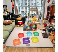 TEMU Juego de 6 Tablas de para Entrenamiento Sensorial en Interiores/Exteriores, Mejora la Coordinación, y la Percepción , Equipo de Fitness y Portátil para Actividades en el Aula