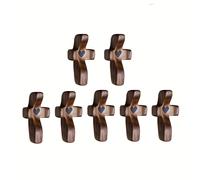 TEMU Juego de 7 cruces de madera de nogal para el con dijes de para toallas de de de Pascua