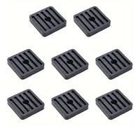 TEMU Juego de 8 Almohadillas Aislantes de Goma - Absorción de Impactos y Antivibración para Aire Acondicionados, No Necesita Energía