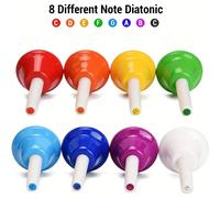 TEMU Juego de 8 Campanas de para Festivales, Campanas Musicales de Metal de y Completo, Ideales para Enseñanza Musical en Festivales, de , , Fiestas de Familiares, Perfectas para Navidad