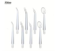 TEMU Juego de 8 Puntas de Reemplazo para de Agua Khloee - Higiénicas, Boquillas de Plástico de Fácil Fijación para Irrigador Oral, KHLOEE