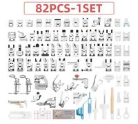 TEMU Juego de 82 piezas/Set Completo de Prensatelas para Máquina de Coser, Kit Multifuncional y Duradero de Accesorios Profesionales, Suministros de Costura DIY para