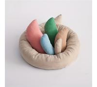TEMU Juego de Accesorios Profesionales para Fotografía de Recién Nacidos - Almohadas Ultra Suaves de Donas para , Decoracións para Estudio de Fotos Infantiles