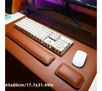 TEMU Juego de Alfombrillas Grandes para Escritorio de Oficina - un Mouse Pad, un Alfombrilla Antideslizante, un Alfombrilla para Teclado y Soporte para Muñeca para el Mouse