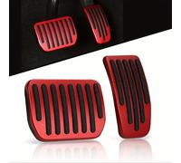 TEMU Juego de Almohadillas para Pedales de Tesla 3, Adecuado para el Y, Accesorios de Coche de Aluminio Antideslizantes para Cubrir del Freno y en el 3/Y