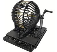 TEMU Juego de Bingo Deluxe, Jaula, 20 Tarjetas y 75 Bolas de Llamada - Ideal para Grandes Grupos y Fiestas, para , Jubilaciones y Celebraciones de Mayoría de Edad