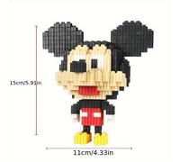 TEMU Juego de bloques educativos de construcción de Disney Minnie, juego de juguetes de construcción para el desarrollo del adecuado para niños y niñas