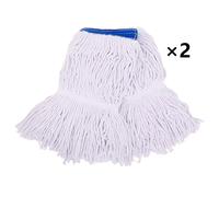 TEMU Juego de Cabezales y Conjunto Completo para Mopa Blanca, Para Uso Doméstico y Comercial, Lavable a Máquina, Mopa Húmeda/