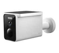 TEMU Juego de cámara exterior XIAOMI BW400 Pro - Cámara exterior con panel solar integrado y batería de capacidad, resolución 2.5K, visión nocturna a color, 132º, blanca (versión ES)