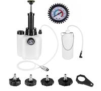 TEMU Juego de cambio de aceite para frenos manual de 3 litros, 4 adaptadores de diferentes modelos y especificaciones, fácil individual, compatible con la mayoría de los modelos, sencillo y rápido