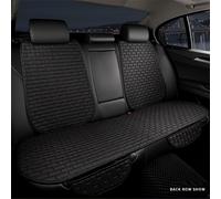 TEMU Juego de Cojines de Asiento de Coche de Lino Universal, Transpirable y Absorbente de , Lavable a , Relleno de Espuma, Suelo Antideslizante, Diseño Dividido para Asientos Traseros