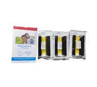 TEMU Juego de Compatible para Canon CP1500, CP1300, CP1200, CP900 - Impresora Fotográfica KP108in/KP-36in 4x6 Pulgadas (100mm x 148mm) - 3 Cartuchos de Tinta y 108 Hojas de Papel Foto