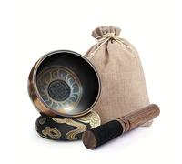 TEMU Juego de Cuencos Cantantes Tibetanos Hechos a , para Yoga, Meditación, Atención y de Chakras