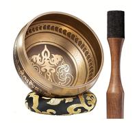 TEMU Juego de Cuencos Cantores Tibetanos, Diseño de en , Equipado con y de Cara, Promoviendo la Armonía, la Curación de Chakras y la Atención , Regalos Maravillosos