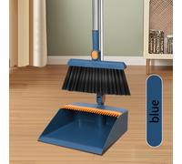 TEMU Juego de de fregona magnética y escobilla con diseño plegable rotativo, escobilla gruesa antiadherente para el cabello, fregona para uso doméstico (disponible en azul/naranja/)