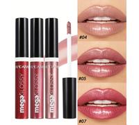 TEMU Juego de de Labial Mega - Larga Duración, Hidratante, Acabado para los Tipos de Piel, Versátiles de Fresa, y Nude, , Adecuado para Adultos