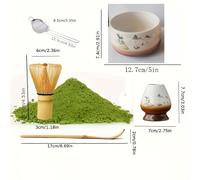 TEMU Juego de de matcha de 3/5 piezas, utensilios para té matcha, de bambú y (), cuchara (Chashaku), soporte para , colador de té () - El kit para la de matcha de viaje