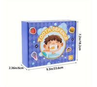 TEMU Juego de Defensa Dental Divertido - la Higiene Oral y los Hábitos de Cepillado, Entrenamiento de Habilidades Motoras Finas, Regalo de Navidad, Multicolor