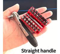 TEMU Juego de destornilladores de mini de 34 dientes con puntas Torx y llave en L - 34 piezas para espacios reducidos | portapuntas y herramientas de reparación de precisión