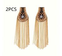 TEMU Juego de dos solapas con borlas hechas a - Aportaciones atemporales y elegantes para un traje pequeño