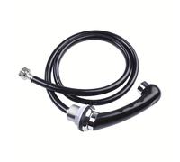 TEMU Juego de Ducha para de Cabello, Cabezal de Ducha Portátil, Manguera Profesional para Peluquería, Base de Ducha con Cubeta, Ideal para Salones, Baños y Hoteles, y Plateado