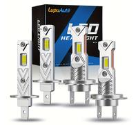 TEMU Juego de Faros LED para Coche de 4 piezas, H7 y H1, Frío 6500K, 300% Más , Luz /Luz , Tamaño Mini, y , Aluminio, para Iluminación del Vehículo Sin Pilas