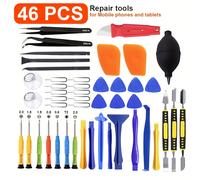 TEMU Juego de Herramientas Multifuncionales para Reparación de Teléfonos y Tabletas Apple con Barra de Palanca, Destornillador y Pinzas - 20/34/46 piezas