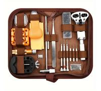 TEMU Juego de Herramientas para Reparación de Relojes de 168 Piezas, Incluyendo Destornillador, Pinzas, Herramienta para Abrir Trasera y Más, Set Profesional de Batería de Repuesto y Correa de Ajuste