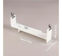 TEMU Juego de Herramientas para Tejer Pulseras de Plástico 20x4.5cm, de Brazaletes con Nudo y Cordón para Principiantes en Artesanía de Joyería