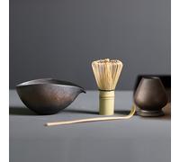 TEMU Juego de Matcha de 4 Piezas - de Bambú, Cuchara & Soporte para - para Amantes del Té Japonés, Ideal para Navidad, Pascua, Acción de Gracias & Día de , Juego de Té Japonés
