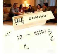TEMU Juego de Mesa de 28 Piezas, Divertidos Dominós Push-Pop para Camping y Viajes, Colección Clásica de Juegos de Mesa con de Almacenamiento Portátil, Ideal para Fiestas y Noches de Juegos