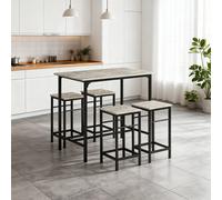 TEMU Juego de Mesa de Comedor con 4 Taburetes - PHU22-IH